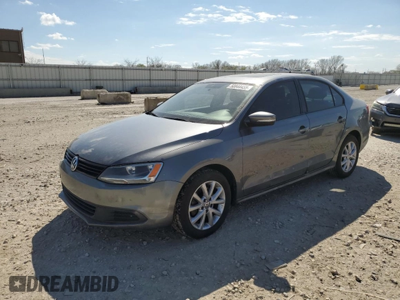 2012 Volkswagen Jetta Sedan SE w/Convenience with VIN 3VWDX7AJ2CM384049, listed as a Copart auction lot 50844455 with 183,776 mi miles and Clean Title. Bid and sale history available at carsss.com. Image 1.