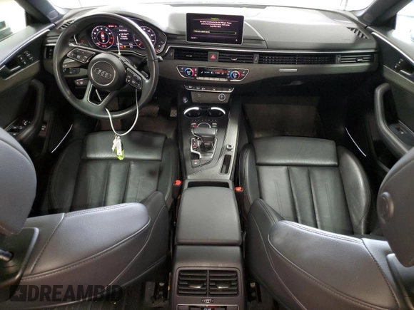 2019 Audi A5 Sportback Premium Plus с VIN WAUENCF57KA037892, выставлен на аукционе Copart как лот 59922355 с пробегом 55 179 миль миль и Списание • Salvage title. История ставок и продаж доступна на DreamBid. Изображение 8.