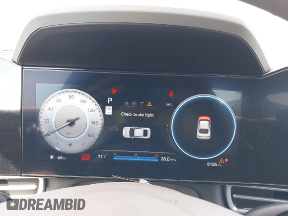 2024 Hyundai Elantra SEL with VIN KMHLM4DG2RU809713, listed as a IAAI auction lot 41998632 with 8,185 mi miles and . Bid and sale history available at DreamBid. Image 7.