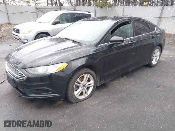 2018 Ford Fusion SE with VIN 3FA6P0H77JR178356, listed as a IAAI auction lot 41970854 with 167,623 mi miles. Bid and sale history available at carsss.com. Image 2.