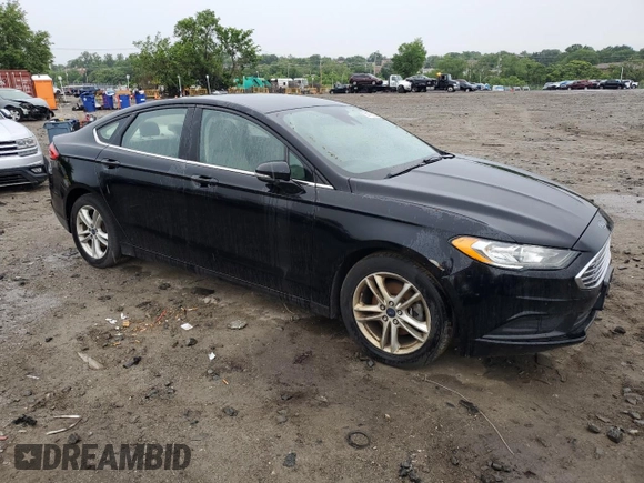 2018 Ford Fusion SE with VIN 3FA6P0H7XJR117390, listed as a Copart auction lot 58479935 with 155,043 mi miles and Clean title. Bid and sale history available at DreamBid. Image 4.