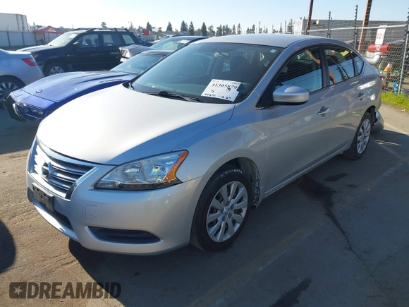 2014 Nissan Sentra S with VIN 3N1AB7AP9EY233961, listed as a IAAI auction lot 41305879 with 89,274 mi miles and . Bid and sale history available at DreamBid. Image 2.