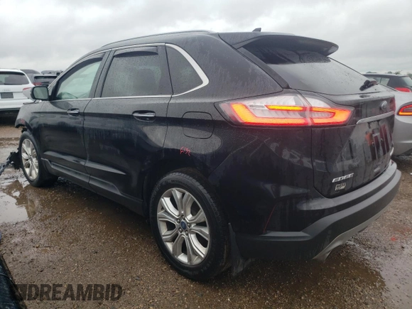 2020 Ford Edge Titanium with VIN 2FMPK4K97LBA16335, listed as a Copart auction lot 59462835 with 89,376 mi miles and Salvage title. Bid and sale history available at DreamBid. Image 2.