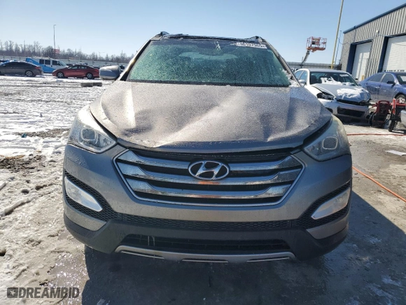 2015 Hyundai Santa Fe Sport with VIN 5XYZW4LA3FG262003, listed as a Copart auction lot 46107965 with 220,551 mi miles and Salvage Title. Bid and sale history available at carsss.com. Image 5.