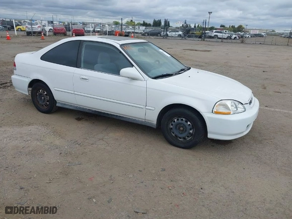 1997 Honda Civic EX with VIN 1HGEJ8143VL028501, listed as a IAAI auction lot 42058395 with 129,401 mi miles. Bid and sale history available at carsss.com. Image 1.