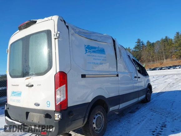 2020 Ford Transit Cargo with VIN 1FTBR1C8XLKA61080, listed as a IAAI auction lot 41191954 with 146,900 mi miles and . Bid and sale history available at DreamBid. Image 4.