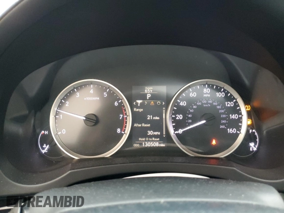 2014 Lexus IS 250 z VIN JTHBF1D29E5026694, wystawiony jako Copart lot #55912075 z przebiegiem 130 508 mil mil oraz Szkoda całkowita • Salvage title. Historia ofert i sprzedaży dostępna na DreamBid. Obrazek 9.