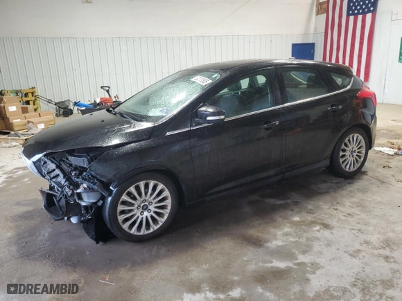 2012 Ford Focus Titanium with VIN 1FAHP3N25CL113462, listed as a Copart auction lot 50213505 with 168,790 mi miles and Salvage Title. Bid and sale history available at carsss.com. Image 1.