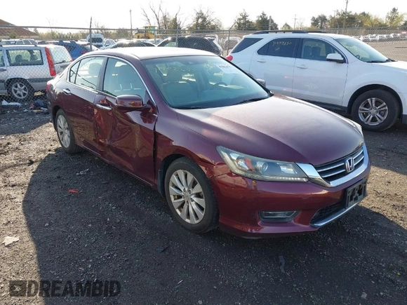 2013 Honda Accord Sdn EX-L with VIN 1HGCR2F8XDA201465, listed as a IAAI auction lot 41902675 with 135,486 mi miles. Bid and sale history available at carsss.com. Image 1.