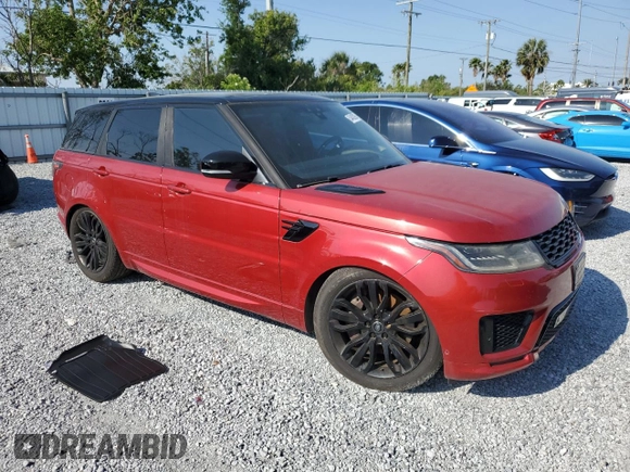 2019 Land Rover Range Rover Sport Dynamic with VIN SALWR2RE7KA816302, listed as a Copart auction lot 53452395 with 142,624 mi miles and Clean Title. Bid and sale history available at carsss.com. Image 4.