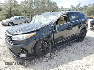 2015 Toyota Highlander Limited with VIN 5TDYKRFH9FS096389, listed as a Copart auction lot 53707705 with 109,025 mi miles and Salvage title. Bid and sale history available at DreamBid. Image 1.