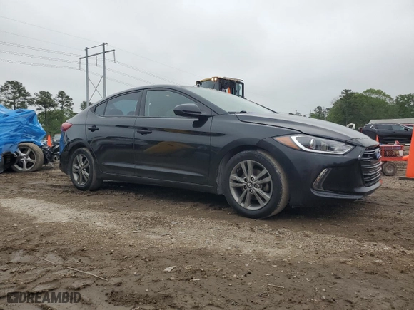 2018 Hyundai Elantra SEL with VIN 5NPD84LF6JH327850, listed as a Copart auction lot 51001335 with 95,066 mi miles and Salvage Title. Bid and sale history available at carsss.com. Image 4.