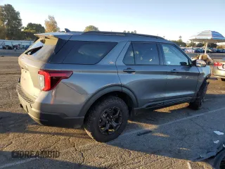 2023 Ford Explorer Timberline with VIN 1FMSK8JH5PGB61379, listed as a Copart auction lot 87318674 with 8,943 mi miles and Salvage Title. Bid and sale history available at carsss.com. Image 3.