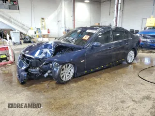2006 BMW 3 Series 325i with VIN WBAVB13556PS65362, listed as a Copart auction lot 51945805 with 0 mi miles and Salvage Title. Bid and sale history available at carsss.com. Image 1.