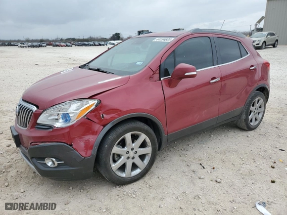 2016 Buick Encore Premium with VIN KL4CJDSB7GB585555, listed as a Copart auction lot 44154685 with 61,086 mi miles and Salvage Title. Bid and sale history available at carsss.com. Image 1.