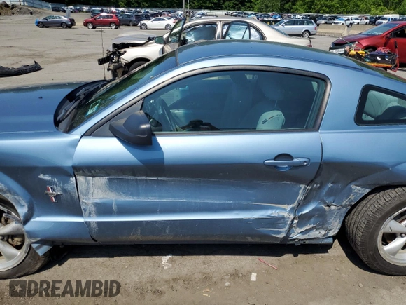 2007 Ford Mustang Deluxe with VIN 1ZVHT80N275327594, listed as a Copart auction lot 58373975 with 123,031 mi miles and Salvage title. Bid and sale history available at DreamBid. Image 7.
