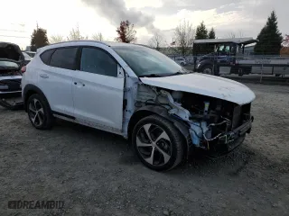 2016 Hyundai Tucson Limited with VIN KM8J3CA28GU253093, listed as a Copart auction lot 82711644 with 74,640 mi miles and Salvage Title. Bid and sale history available at carsss.com. Image 4.
