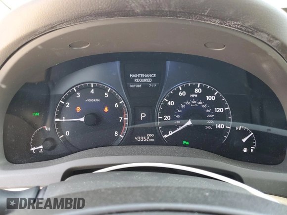 2013 Lexus RX 350 with VIN 2T2ZK1BA3DC128141, listed as a Copart auction lot 51481585 with 43,352 mi miles and Salvage Title. Bid and sale history available at DreamBid. Image 9.