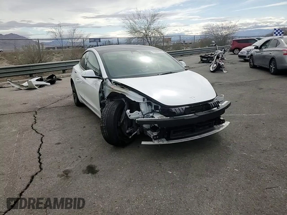 2023 Tesla Model 3 with VIN 5YJ3E1EA5PF413923, listed as a Copart auction lot 49008435 with 28,373 mi miles and Salvage Title. Bid and sale history available at DreamBid. Image 11.