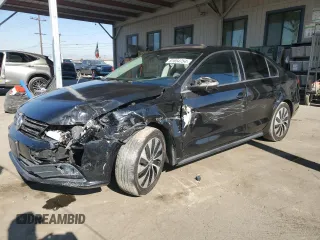 2015 Volkswagen Jetta Sedan Hybrid SEL Premium with VIN 3VW637AJ8FM416575, listed as a Copart auction lot 81854754 with 0 mi miles and Salvage Title. Bid and sale history available at carsss.com. Image 1.