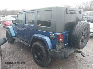 2010 Jeep Wrangler Unlimited Sahara with VIN 1J4BA5H17AL166915, listed as a IAAI auction lot 41561508 with 252,337 mi miles. Bid and sale history available at carsss.com. Image 3.