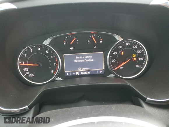 2023 Chevrolet Blazer LT with VIN 3GNKBJR48PS178179, listed as a Copart auction lot 49096514 with 14,863 mi miles and Salvage title. Bid and sale history available at DreamBid. Image 9.