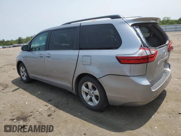 2015 Toyota Sienna LE AAS с VIN 5TDKK3DC2FS546152, выставлен на аукционе Copart как лот 59023215 с пробегом 78 583 миль миль и Списание • Salvage title. История ставок и продаж доступна на DreamBid. Изображение 2.