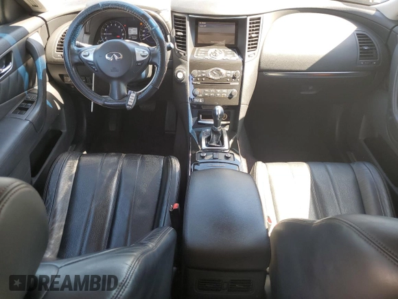 2016 Infiniti QX70 with VIN JN8CS1MU5GM670483, listed as a Copart auction lot 57710185 with 144,215 mi miles and Clean title. Bid and sale history available at DreamBid. Image 8.