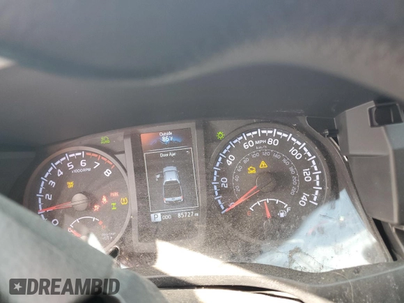 2022 Toyota Tacoma SR with VIN 3TMCZ5AN8NM482621, listed as a Copart auction lot 60441695 with 85,727 mi miles and Salvage title. Bid and sale history available at DreamBid. Image 9.