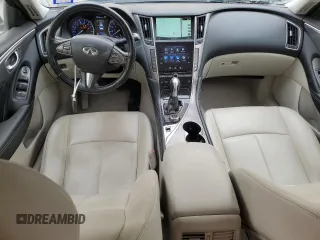 2014 Infiniti Q50 Sport with VIN JN1BV7AP4EM684889, listed as a Copart auction lot 47760535 with 83,528 mi miles and Salvage Title. Bid and sale history available at DreamBid. Image 8.