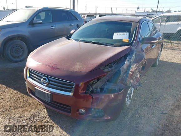 2013 Nissan Maxima S with VIN 1N4AA5AP7DC807233, listed as a IAAI auction lot 41760607 with 163,599 mi miles and . Bid and sale history available at DreamBid. Image 6.