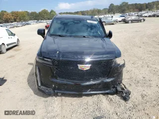 2023 Cadillac Escalade 4WD Sport Platinum with VIN 1GYS4GKL8PR557610, listed as a Copart auction lot 77876244 with 20,228 mi miles and Salvage Title. Bid and sale history available at carsss.com. Image 5.