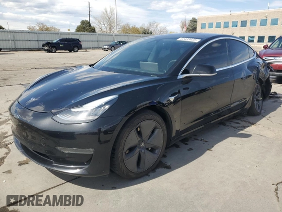 2020 Tesla Model 3 Long Range with VIN 5YJ3E1EB4LF599909, listed as a Copart auction lot 52435425 with 118,574 mi miles and Salvage Title. Bid and sale history available at DreamBid. Image 1.
