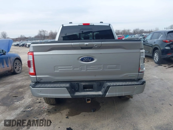 2021 Ford F-150 XL with VIN 1FTFW1E84MFA24558, listed as a IAAI auction lot 41996662 with 54,342 mi miles. Bid and sale history available at carsss.com. Image 16.
