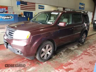 2013 Honda Pilot Touring with VIN 5FNYF4H97DB083879, listed as a Copart auction lot 55086935 with 189,389 mi miles and Clean Title. Bid and sale history available at carsss.com. Image 1.