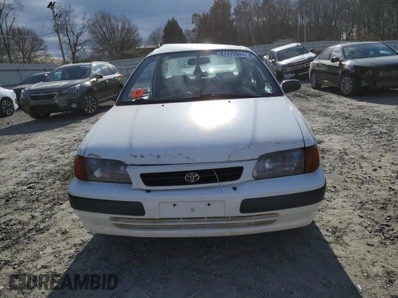 1997 Toyota Tercel DX z VIN JT2BC52L5V0215622, wystawiony jako Copart lot #87475544 z przebiegiem 382 242 mil mil oraz Szkoda całkowita • Salvage title. Historia ofert i sprzedaży dostępna na DreamBid. Obrazek 5.