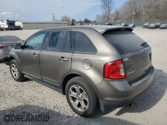 2013 Ford Edge SEL with VIN 2FMDK3J98DBB50819, listed as a Copart auction lot 48183895 with 168,396 mi miles and Salvage Title. Bid and sale history available at carsss.com. Image 2.