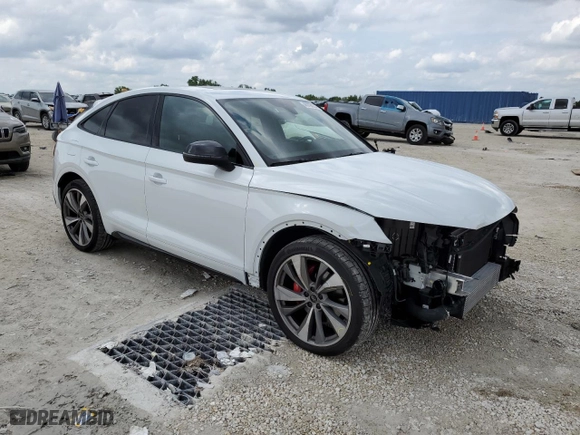 2023 Audi SQ5 Sportback Premium Plus with VIN WA124AFY7P2025115, listed as a Copart auction lot 45797234 with NaN miles. Bid and sale history available at carsss.com. Image 4.