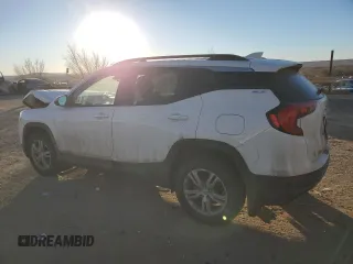2018 GMC Terrain SLE with VIN 3GKALMEV1JL336000, listed as a Copart auction lot 83391234 with 97,142 mi miles and Salvage Title. Bid and sale history available at carsss.com. Image 2.