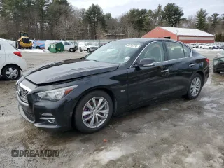2016 Infiniti Q50 2.0t Premium with VIN JN1CV7AR3GM252089, listed as a Copart auction lot 86515724 with 232,182 mi miles and Salvage Title. Bid and sale history available at carsss.com. Image 1.
