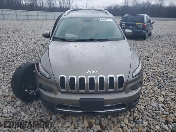 2018 Jeep Cherokee Limited z VIN 1C4PJMDB0JD571030, wystawiony jako Copart lot #84747194 z przebiegiem 76 257 mil mil oraz Szkoda całkowita • Salvage title. Historia ofert i sprzedaży dostępna na DreamBid. Obrazek 5.