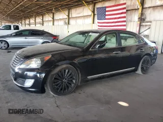 2015 Hyundai Equus Signature with VIN KMHGH4JH2FU095564, listed as a Copart auction lot 46531005 with 122,709 mi miles and Clean Title. Bid and sale history available at DreamBid. Image 1.