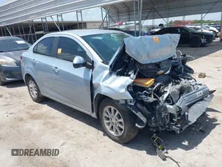 2018 Chevrolet Sonic LT with VIN 1G1JD5SHXJ4103650, listed as a IAAI auction lot 42526372 with 70,053 mi miles and . Bid and sale history available at DreamBid. Image 1.