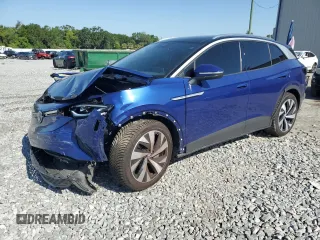 2021 Volkswagen ID.4 Pro S z VIN WVGKMPE22MP044364, wystawiony jako Copart lot #52550985 z przebiegiem 83 710 mil mil oraz Szkoda całkowita • Salvage title. Historia ofert i sprzedaży dostępna na DreamBid. Obrazek 1.