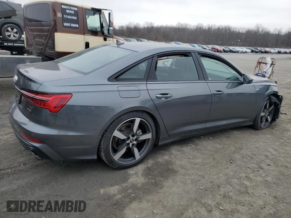 2021 Audi A6 Premium Plus with VIN WAUL2AF24MN037984, listed as a Copart auction lot 43773644 with 13,031 mi miles. Bid and sale history available at carsss.com. Image 3.