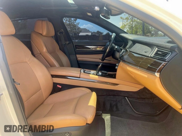 2010 BMW 7 Series 750Li with VIN WBAKB8C58ACY64395, listed as a Copart auction lot 63885205 with 137,375 mi miles and Salvage title. Bid and sale history available at DreamBid. Image 5.