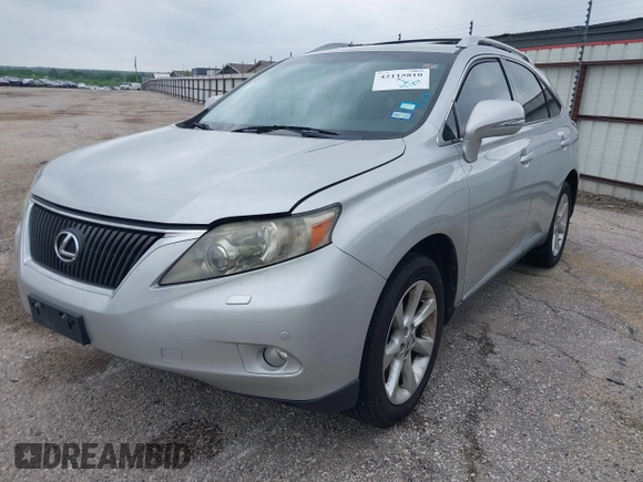 2010 Lexus RX 350 with VIN JTJZK1BA2A2406720, listed as a IAAI auction lot 42115810 with 270,538 mi miles. Bid and sale history available at carsss.com. Image 17.