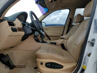 2008 BMW X3 3.0si with VIN WBXPC93468WJ16775, listed as a Copart auction lot 52457185 with 131,275 mi miles and Salvage Title. Bid and sale history available at DreamBid. Image 7.