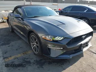 2019 Ford Mustang EcoBoost with VIN 1FATP8UH4K5171997, listed as a IAAI auction lot 41265773 with 100,587 mi miles. Bid and sale history available at carsss.com. Image 1.