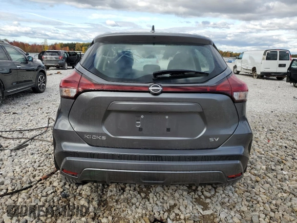 2023 Nissan Kicks SV with VIN 3N1CP5CV0PL549503, listed as a Copart auction lot 75671534 with 11,750 mi miles and Non Repairable. Bid and sale history available at DreamBid. Image 6.